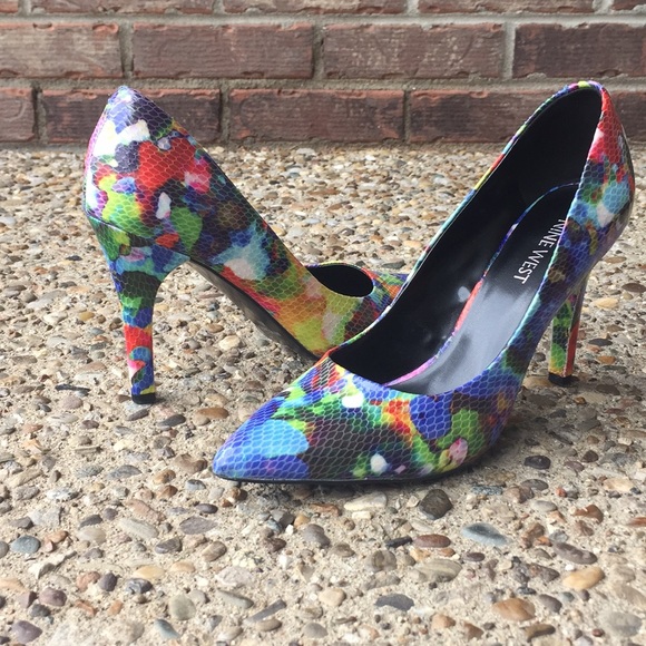 Nine West Shoes - Nine West Gwendle Watercolor Pump